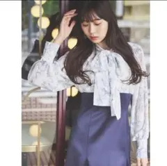 ★値下げ★MERCURYDUO 異素材ドッキングマーメイドワンピース