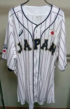 アシックス製 侍ジャパン 配布ユニフォーム ホーム フリーサイズ