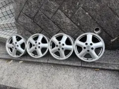 日産純正 2本 メッキホイール 16インチ E52 - メルカリ
