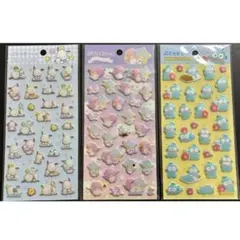 ぷくっとシール　サンリオ⭐️ぽちゃっこ　ハンギョドン　リトルツインシスターズ