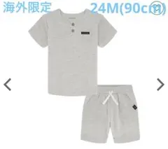 【海外限定品】カルバンクライン 24M(90cm)グレーニットショート セットのサムネイル