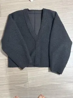 SELECT MOCA カーディガン フリースジャケット風 グレー