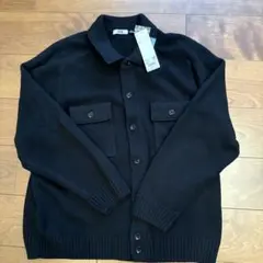 uniqlo u ラムニットジャケット　ブラック　OVY 新品