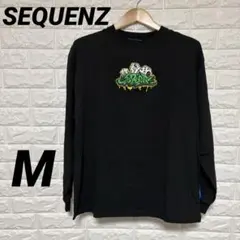 【SEQUENZ】DICE ＆ GRAFFITI EMB LS TEE Mサイズ