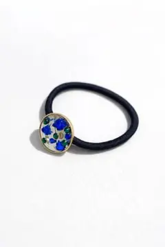 花柄装飾のヘアゴム　まとめて購入がお得