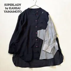 SuperLady Kansai Yamamoto シアーブラウス 羽織　Lのサムネイル