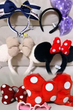 ミニー　カチューシャ　セット