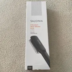 SALONIA サロニア ストレートヒートブラシ スリム ヘアブラシ