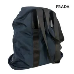 PRADA プラダ ナイロン ショルダー トートバッグ ネイビーのサムネイル