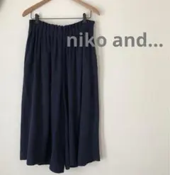 ゴム ガウチョパンツ