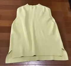 DoCLASSE ノースリーブ ニット ライトグリーン