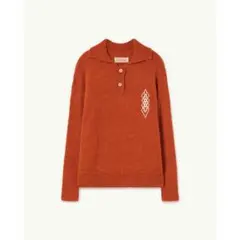 TAO アルパカニットセーター 6y Orange Raven Sweater
