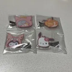 大妖怪　ローソンコラボ　サンリオ　前髪クリップ　だるまいずごっと　ありさか