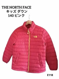 THE NORTH FACE キッズ ダウン 140 ピンク
