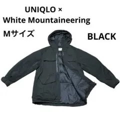 『美品』ユニクロ　ホワイトマウンテン　ハイブリッドダウンオーバーサイズパーカー黒