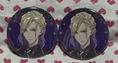 ツイステ OH MY CAFE 2025 缶バッチ・ヴィル(ホログラム)