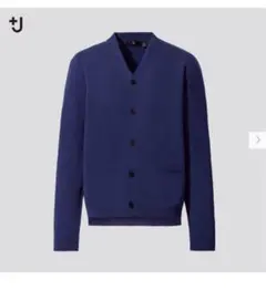 え*じ様 UNIQLO +j メリノブレンドVネックカーディガン