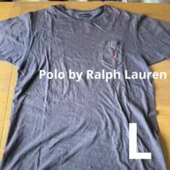 Polo by Ralph LaurenネイビーTシャツ L古着調