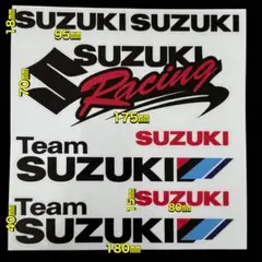 ☆SUZUKI Racing 防水ステッカーセット 車 バイク ヘルメット☆