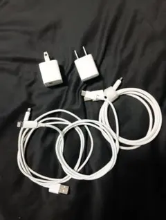 apple lightning 充電器2個とUSBケーブルセット
