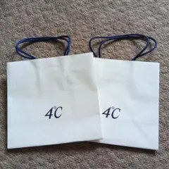 4℃ ショップ袋 2枚セットのサムネイル