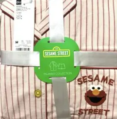 GU コットンパジャマ〔半袖&ショートパンツ) セサミストリート エルモ