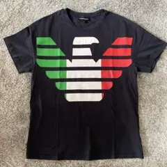エンポリオ・アルマーニ　ロゴTシャツ　ブラックのサムネイル