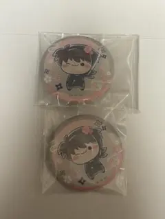 忍たま くじ ふんわり桜もちぴこの段 もちぴこ缶バッジ 土井半助