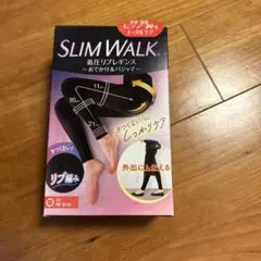SLIM WALK 着圧レギンス Ｓ〜M ブラック