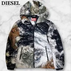 未使用級☆ディーゼル☆ J-WARRETT PRINT☆ナイロンジャケット☆46