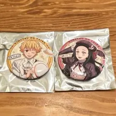 鬼滅の刃コラボ　リロホテルズ　トレーディング缶バッジ　我妻善逸　竈門禰豆子