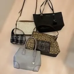 バーバリー　マイケルコース　ケイトスペード　コーチ　バッグ8点セット