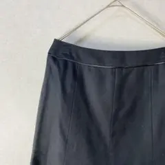 JPRESS 黒 フレアスカート 後ろファスナー