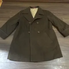 ノートルダム小学校 ピーコート ダークブラウン　男女兼用 140のサムネイル