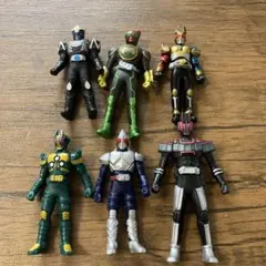 【平成仮面ライダー】ソフビ　6体　まとめ売りのサムネイル