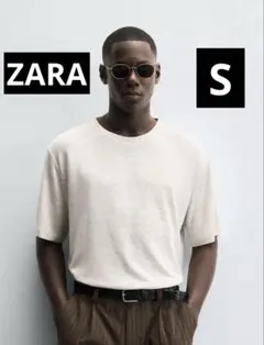 【新品】ZARAザラ　5290円半袖Tシャツ メンズSサイズ