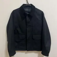 【美品】UNIQLO ユーティリティショートブルゾン Mブラック