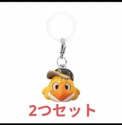 プロ野球マスコットめじるしアクセサリー　ハリーホーク2点セット