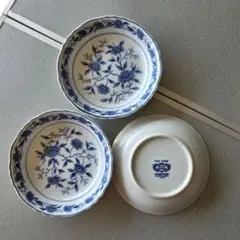Vintage Fine China Japan Blue Chatham 3枚のサムネイル