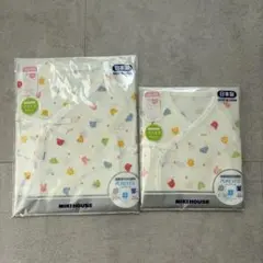 ミキハウス 短肌着 コンビ肌着 50 60 セット