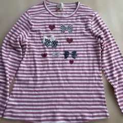kumikyoku 長袖ボーダーTシャツ