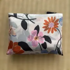 kate spade フラワープリント エコバッグ