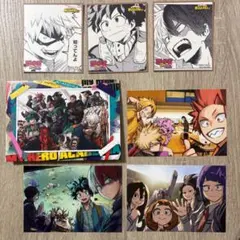 最強ジャンプ付録 ポストカード 僕のヒーローアカデミア 爆豪勝己 轟焦凍 緑谷