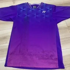 YONEX 紫 グラデーション Tシャツ JP L