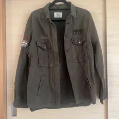 bershka ミリタリー系シャツ
