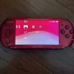 ジャンク　PSP-3000 本体 ラディアント・レッド　SONY 本体