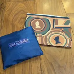 人気!!　ディズニーアンバサダーホテル　ショッピングバッグ　エコバッグ　ポーチ