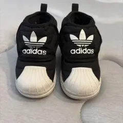 adidas キッズ スニーカー ブラック　13㎝