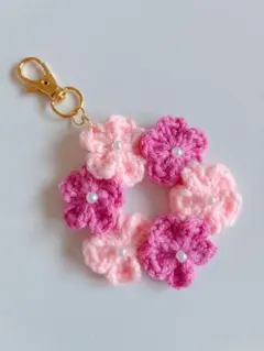 ハンドメイド お花のチャーム
