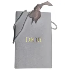 Dior ホワイトレザー調ショップ袋